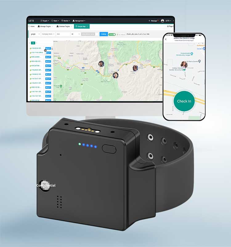 Bracelet électronique de cheville